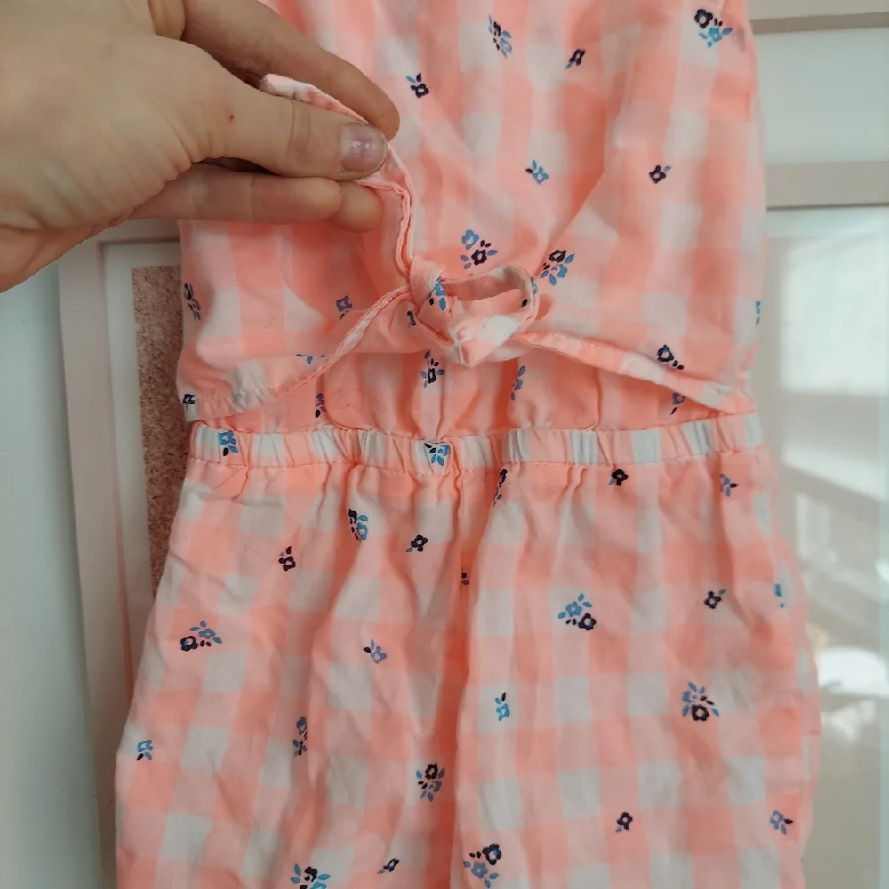 🎁 10/$25-Carter's  romper 12 months _ plaid and floral
